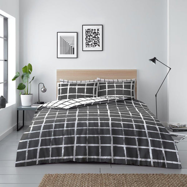gaveno cavailia Blaine Check Printed Duvet Set