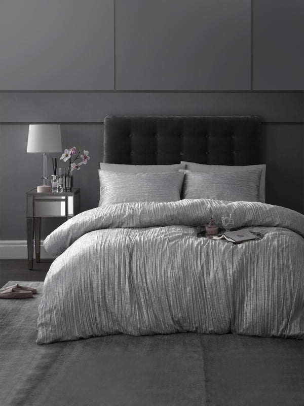 gaveno cavailia Crinkle Velvet Duvet Cover Set