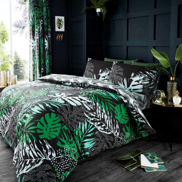 Gaveno Cavailia Dark Tropical Duvet Cover Set