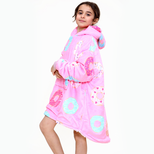 gaveno cavailia Doughnut Toppings Kids Pink Hoodie