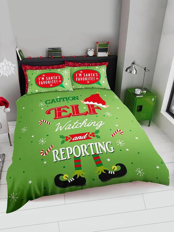 gaveno cavailia Elf On Shelf Duvet Cover