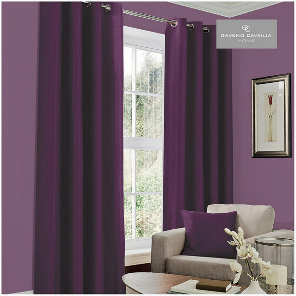 gaveno cavailia Faux Silk (eyelet) Curtains