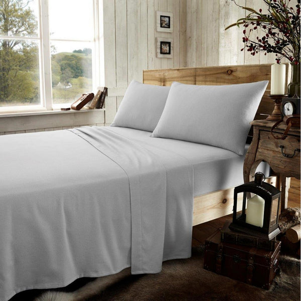 Gaveno Cavailia Flannel Plain Sheet Set