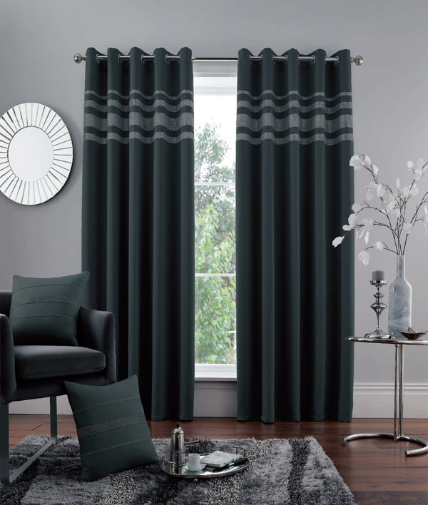 Gaveno Cavailia Kendal Blackout Band Curtains