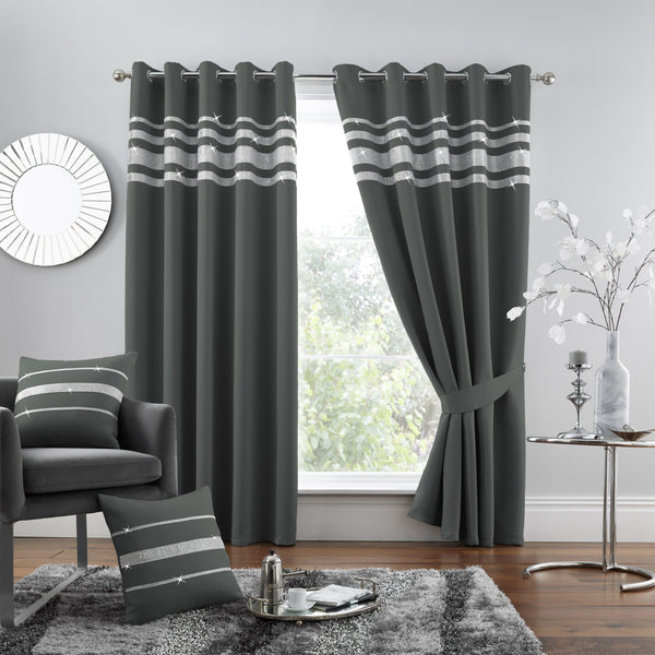 Gaveno Cavailia Kendal Blackout Band Curtains