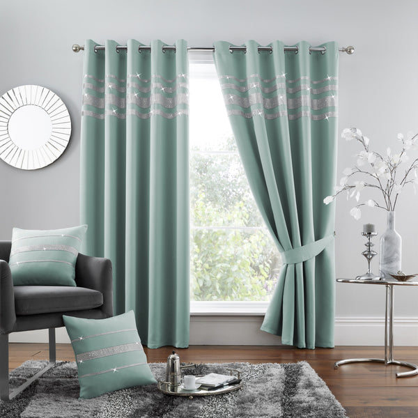 Gaveno Cavailia Kendal Blackout Band Curtains