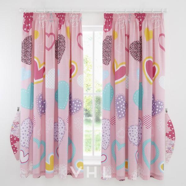 gaveno cavailia Kids Range Curtains Hearts