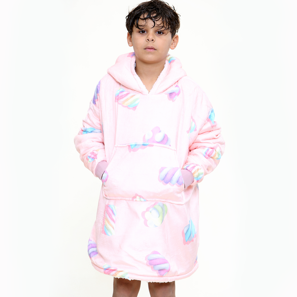 gaveno cavailia Marshmallow Kids Pink Hoodie