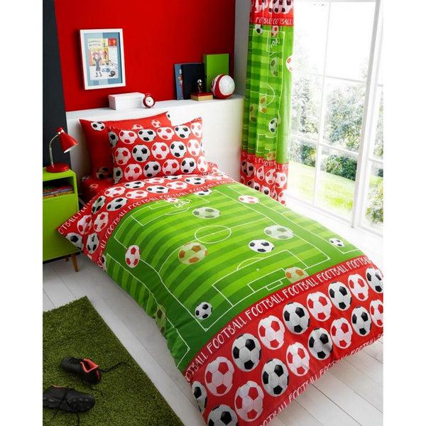 gaveno cavailia Rotary Goal Red Duvet Set