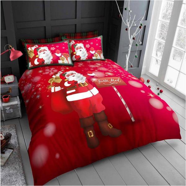 gaveno cavailia Santa Mail Duvet Cover
