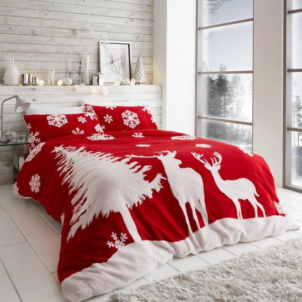 gaveno cavailia Teddy Winter Deer Duvet Set