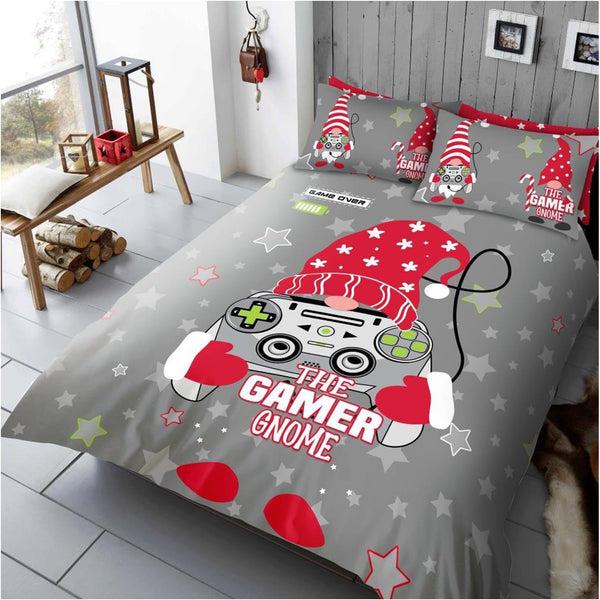gaveno cavailia The Gamer Gnome Duvet Cover