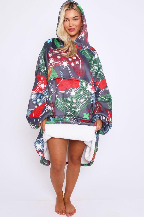 Gaveno Cavailia Xmas Adult Hoodie Gamer Grid