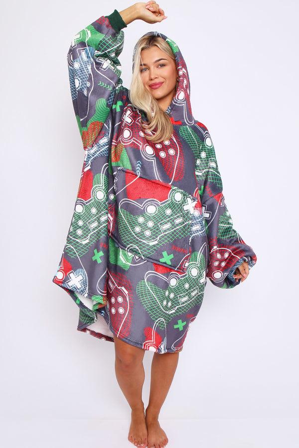 Gaveno Cavailia Xmas Adult Hoodie Gamer Grid