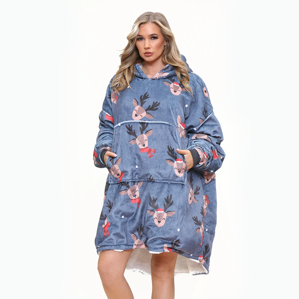 gaveno cavailia Xmas Adult Hoodie Jolly Reindeer