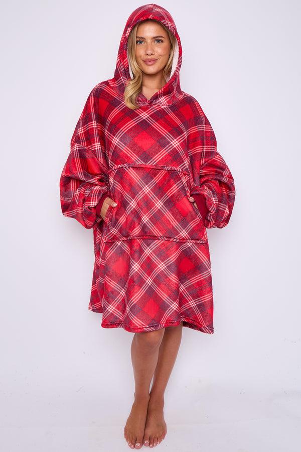 Gaveno Cavailia Xmas Check Print Hoodies