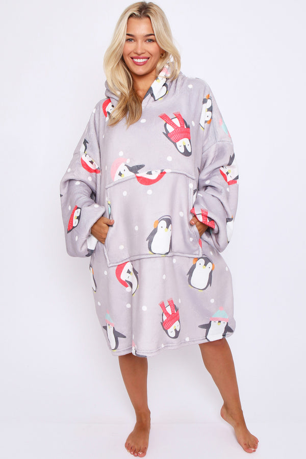 gaveno cavailia Xmas Penguin Pals Hoodie