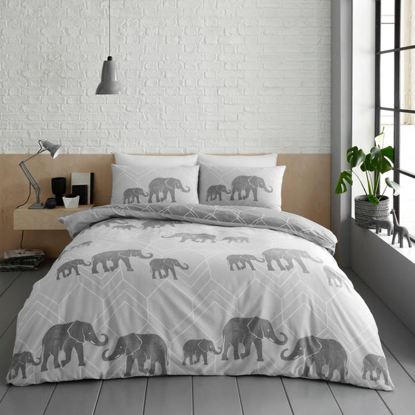 Gaveno Cavailia Geo Elephant Printed Duvet Cover Set