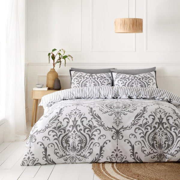 gaveno cavailia Margaux Charcoal Printed Duvet Cover