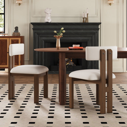 Gdf Studio 2x Warell Upholstered Luxury Dining Chairs Accent Chairs
