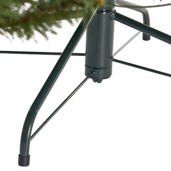 Gdf Studio 7.5-foot Noble Fir Hinged Artificial Christmas Tree