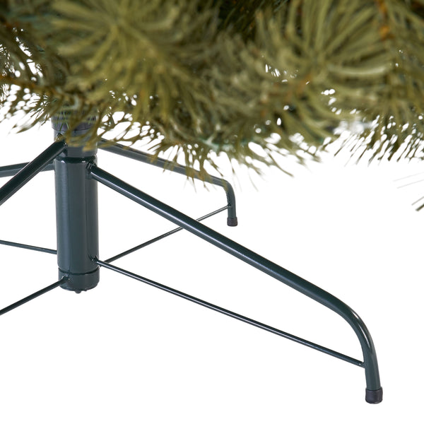 Gdf Studio 7-Foot Mixed Spruce Hinged Artificial Christmas Tree