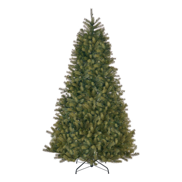 gdf studio 7-Foot Mixed Spruce Hinged Artificial Christmas Tree