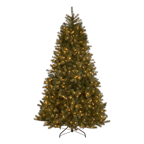 gdf studio 9-foot Mixed Spruce Hinged Artificial Christmas Tree