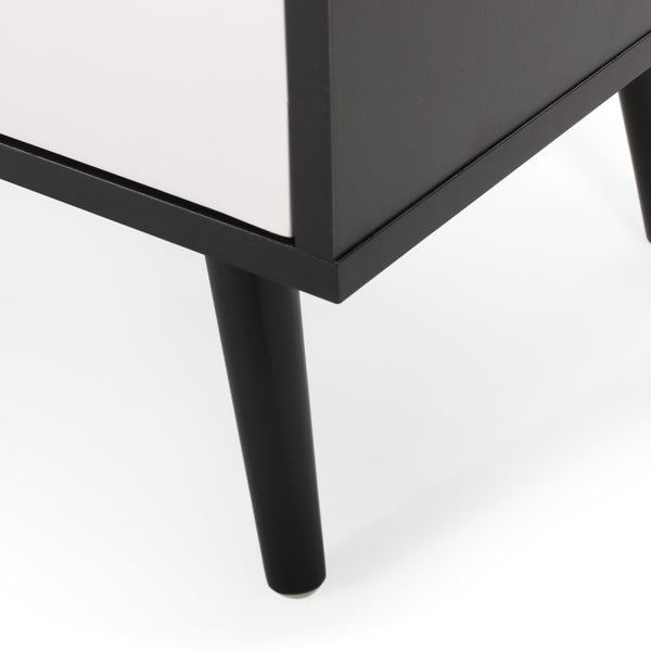 Gdf Studio Aaditya Mid Century Modern 2 Cabinets & Shelves TV Stand
