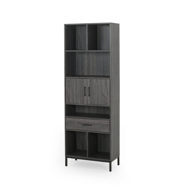Gdf Studio Abriel Bookcase With Storage Cabinet & Drawer