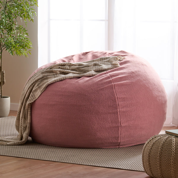 Gdf Studio Achille Modern Shearling 5 Foot Bean Bag