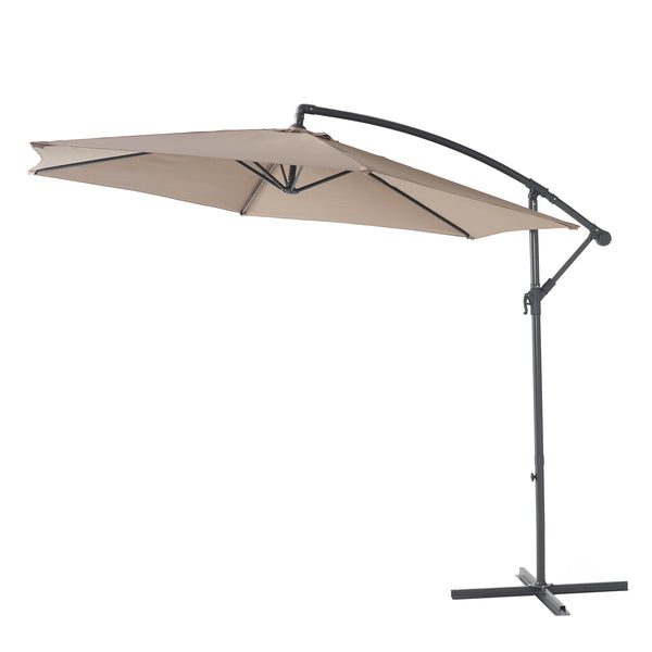 gdf studio Acosta Outdoor Cantilever Patio Canopy Waterproof Umbrella