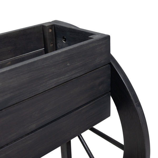 Gdf Studio Acworth Outdoor 2 Tier Acacia Wood Planter