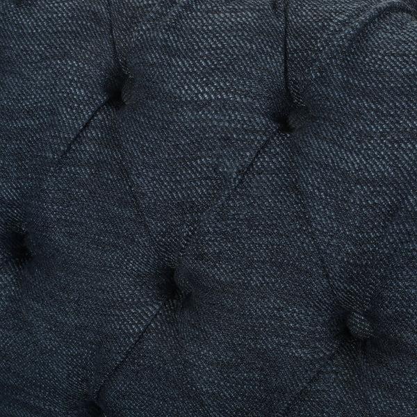 Gdf Studio Adetokunbo Tufted Chesterfield Fabric 3 Seater Sofa