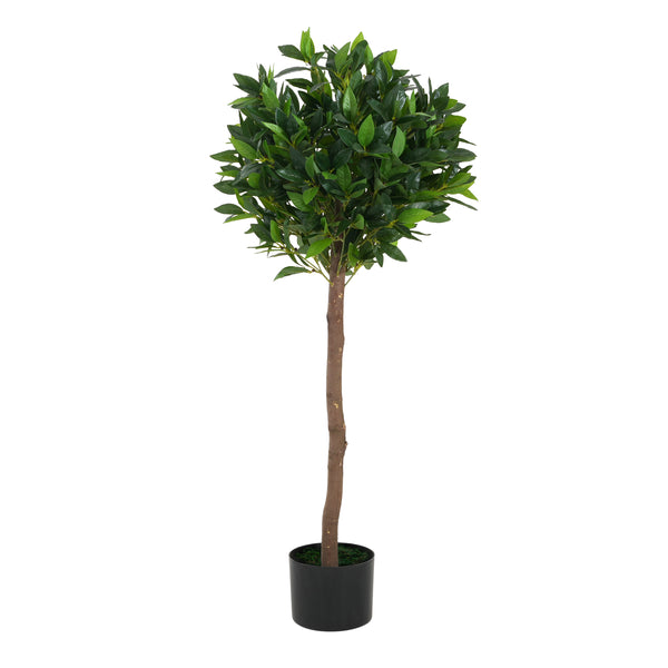 Gdf Studio Aeron 49" Artificial Topiary Bay Tree Ball With Pot - 2pcs
