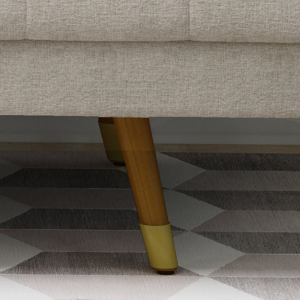 Gdf Studio Aidan Mid Century Modern Tufted Fabric Sofa