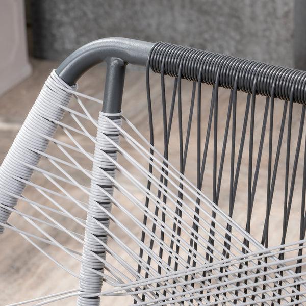 Gdf Studio Aiden Outdoor 3 Piece Faux Rattan Chat Set