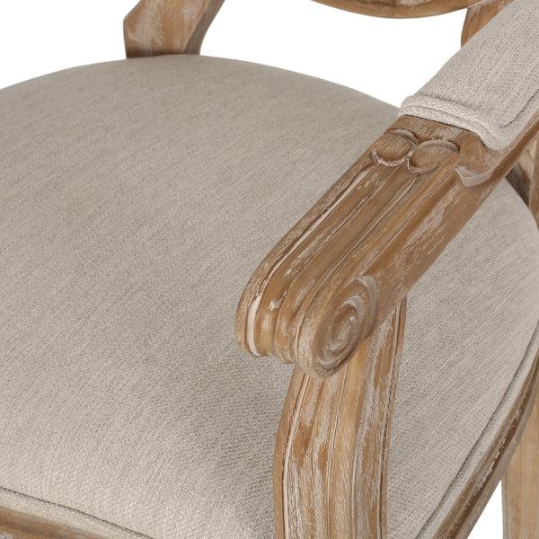 Gdf Studio Aisenbrey French Country Wood 7-Piece Expandable Dining Set