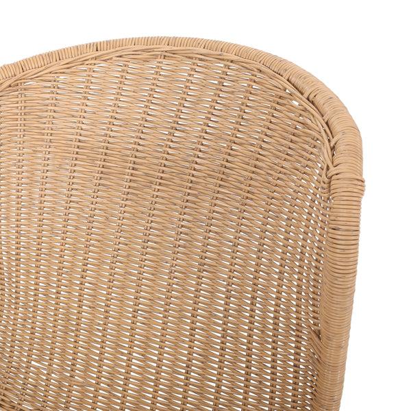 Gdf Studio Akim Outdoor Boho Wicker 6 Seater Dining Set