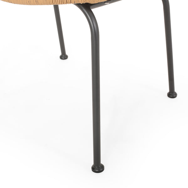 Gdf Studio Akim Outdoor Boho Wicker Dining Chair (Set Of 2)