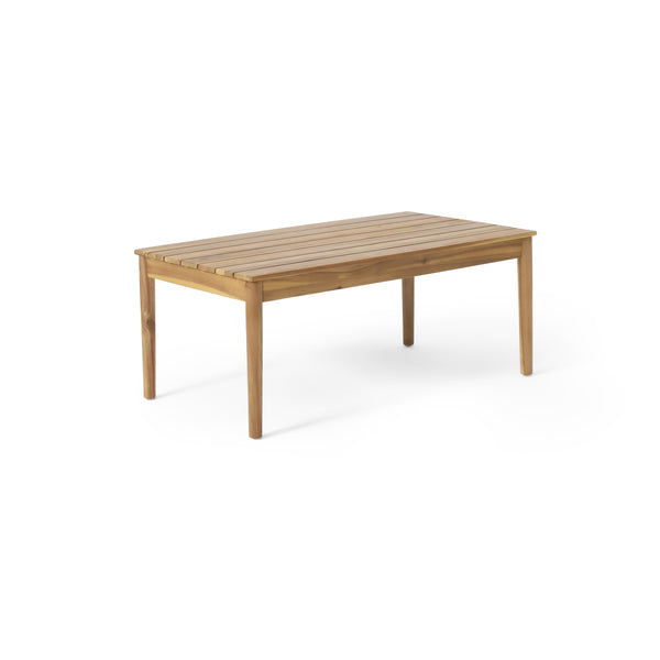 gdf studio Alamosa Outdoor Acacia Wood Coffee Table Teak