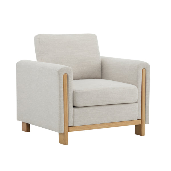 gdf studio Alarics Modern Accent Arm Chair Upholstered Club Chair