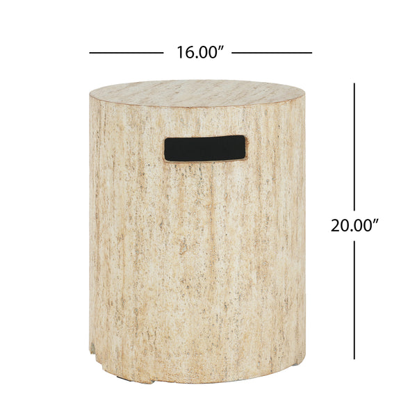 Gdf Studio Alarion Outdoor Fire Pit Table Set – 40 000 BTU Propane Fire Pit With Matching Tank Holder