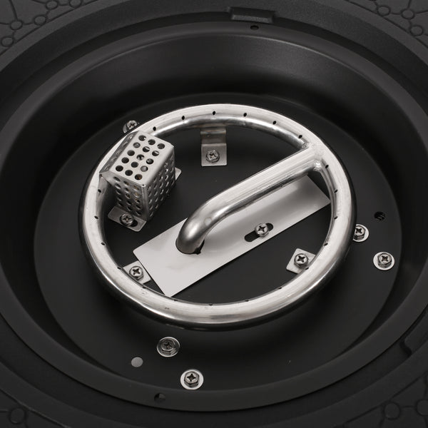 Gdf Studio Aldin Round Aluminum Propane Fire Pit Table