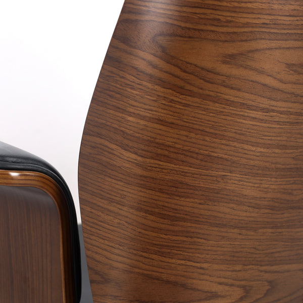 Gdf Studio Aleigha Mid-Century Modern Swivel Office Chair