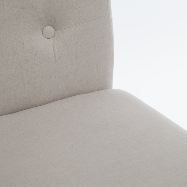 Gdf Studio Alexander Natural Fabric Dining Chair (Set Of 2)