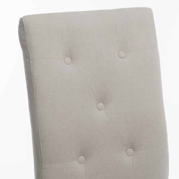 Gdf Studio Alexander Natural Fabric Dining Chair (Set Of 2)