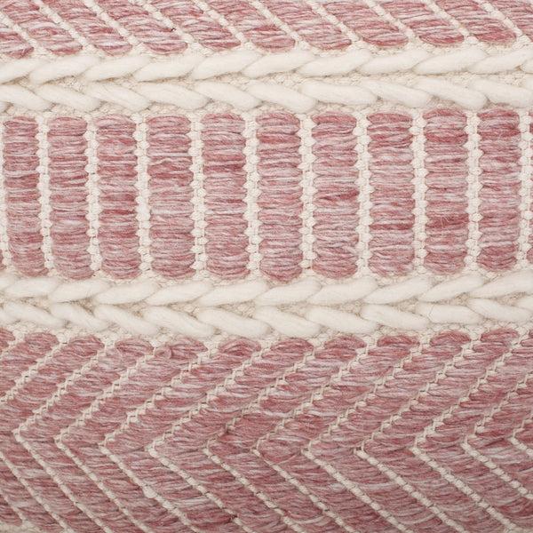 Gdf Studio Alexandros Boho Hand Woven Boho Fabric Cube Pouf