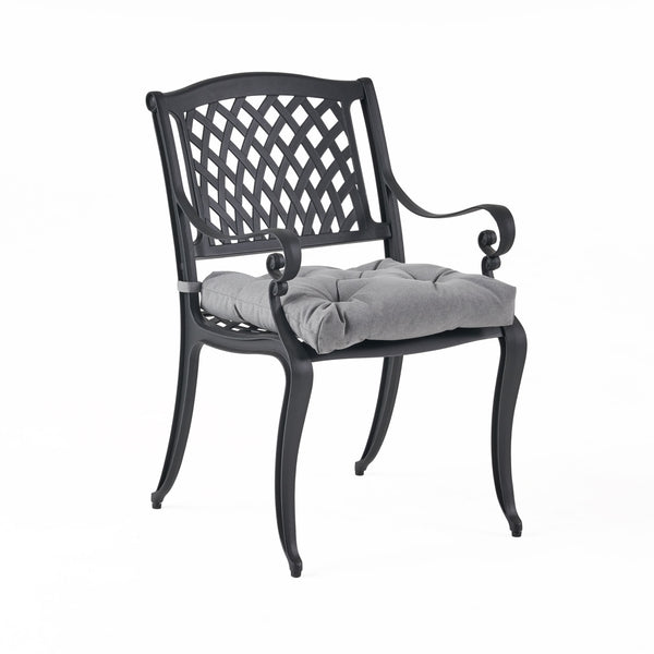 Gdf Studio Allee Outdoor Dining Chair With Cushion (Set Of 2)