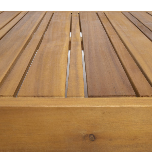 Gdf Studio Allegra Outdoor Acacia Wood Coffee Table